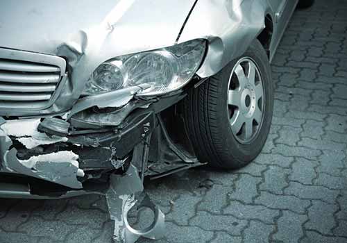 Automobile accident vehicle damage
